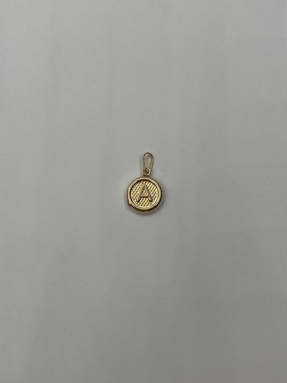 Dije Letra A Oro amarillo 18k 0,51 Gr / 10 mm / 1 Cm