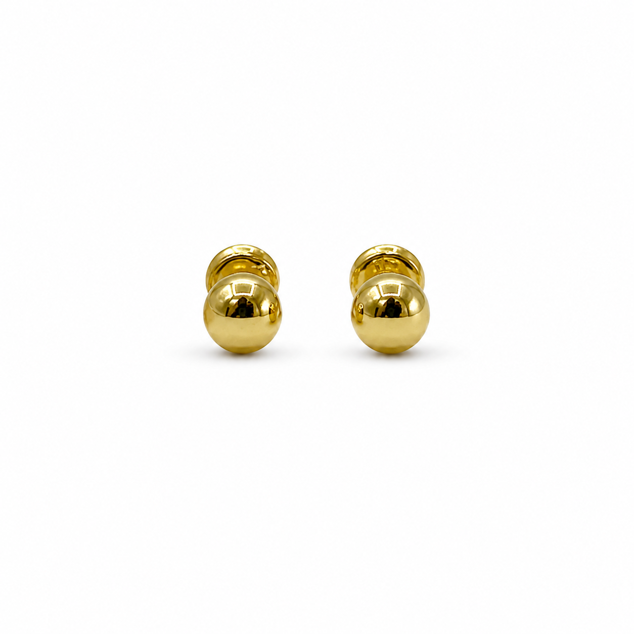 Topos Bola Lisa Oro amarillo 18k 0,59 Gr / 6 mm