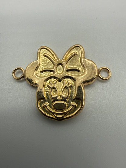 Herraje Minni Mouse Oro amarillo 18k 0,59 Gr / 1,4 Cm