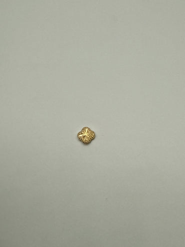 Herraje trebol Oro amarillo 18k 0,25 Gr / 0,82 Cm