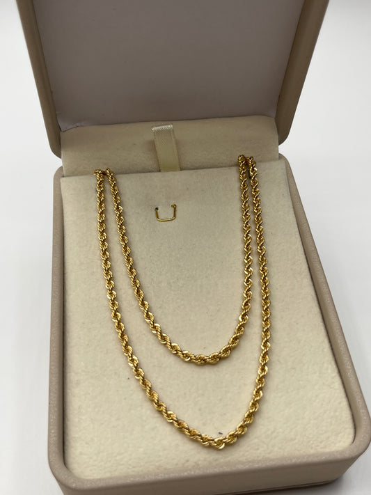 Cadena It Lazo Oro amarillo 18k 4,5 Gr / 2,70 mm / 50 Cm