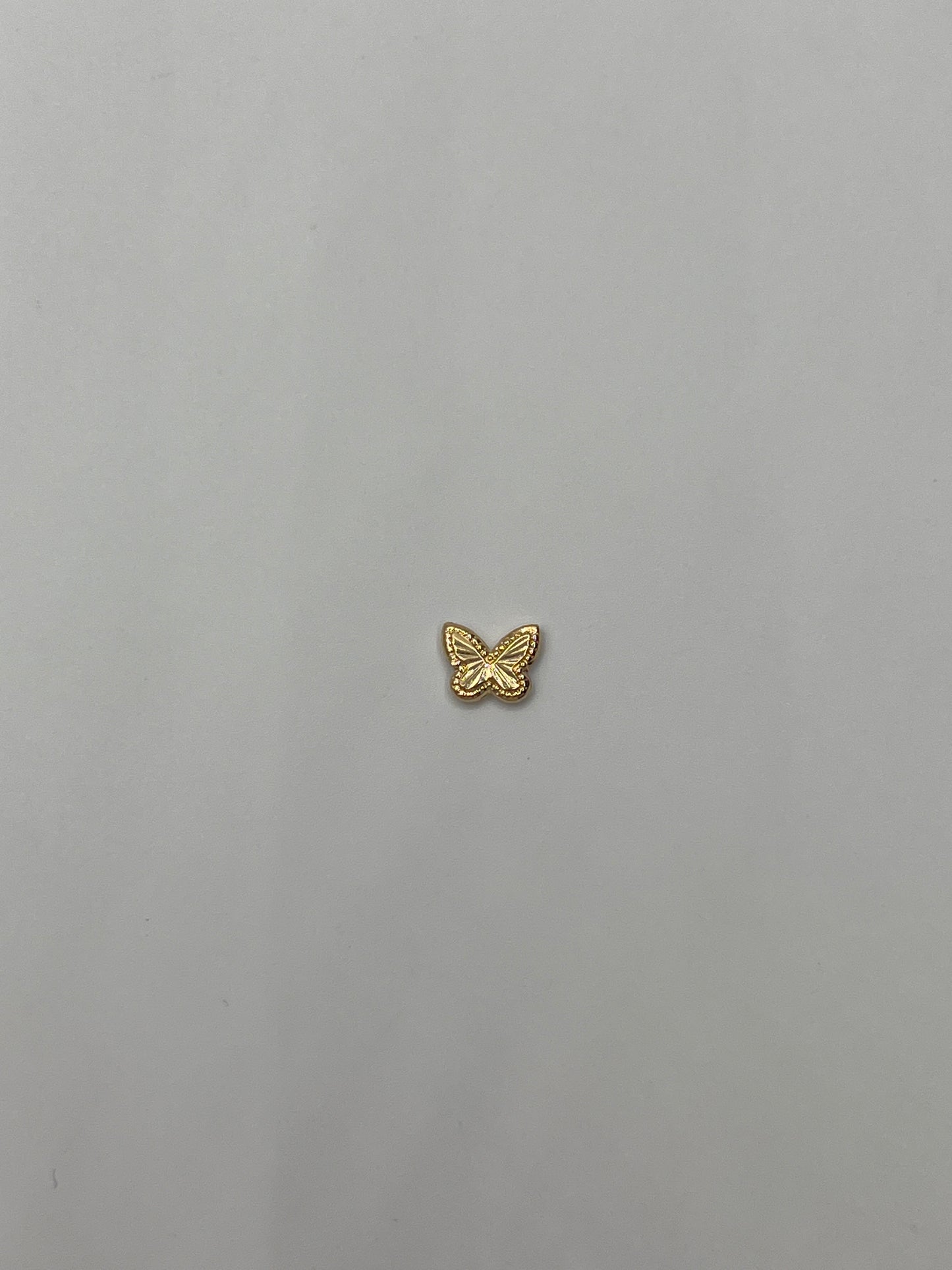 Herraje Mariposa Diamantada Oro amarillo 18k 0,29 Gr / 0,6 Cm