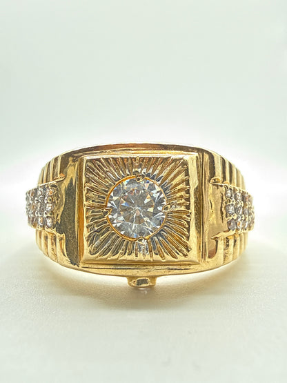 Anillo Circon blanco / Talla 11 / 5,33 Gr / 11 mm