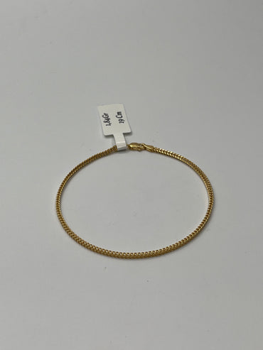 Pulso It Franco Oro amarillo 18k +3 / 1,84 Gr / 2 mm / 19 Cm