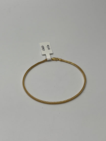 Pulso It Franco Oro amarillo 18k +3 / 1,84 Gr / 2 mm / 19 Cm