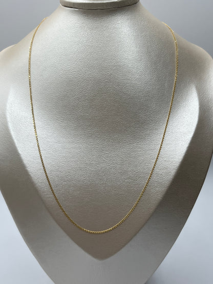 Cadena It Mini China Oro amarillo 18k +3 / 1,48 Gr / 1 mm / 50 Cm