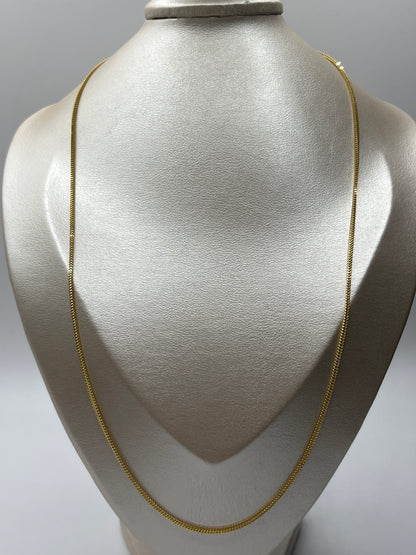 Cadena It Franco Oro amarillo 18k +2 / 4,41 Gr / 1,50 mm / 60 Cm