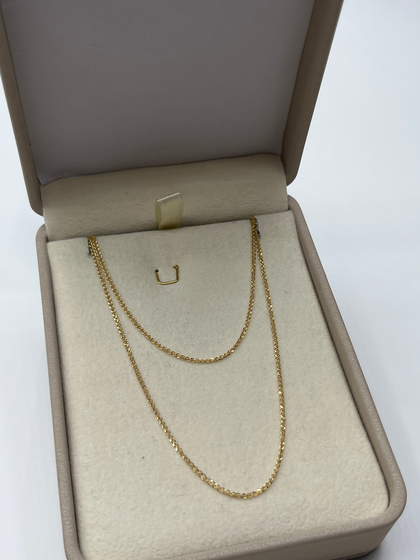 Cadena It Mini China Oro amarillo 18k +3 / 1,48 Gr / 1 mm / 50 Cm