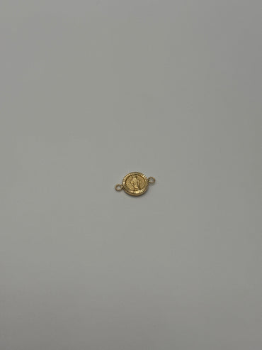 Herraje Virgen Milagrosa Oro amarillo 18k 0,82 Gr / 1,15 Cm