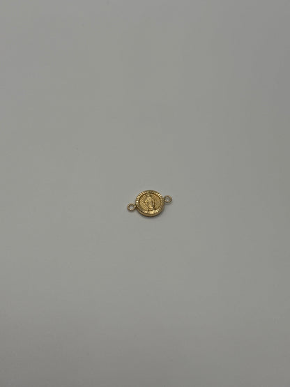 Herraje Virgen Milagrosa Oro amarillo 18k 0,82 Gr / 1,15 Cm