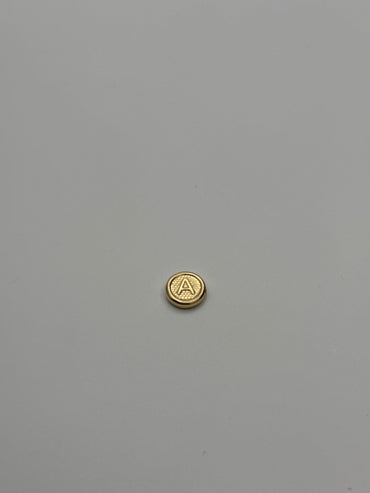 Herraje Letra A  Oro amarillo 18k 0,42 Gr / 1 Cm