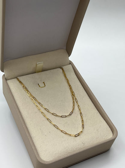 Cadena It cajon Oro amarillo 18k +3 / 1,46 Gr / 1,87 mm / 50 Cm