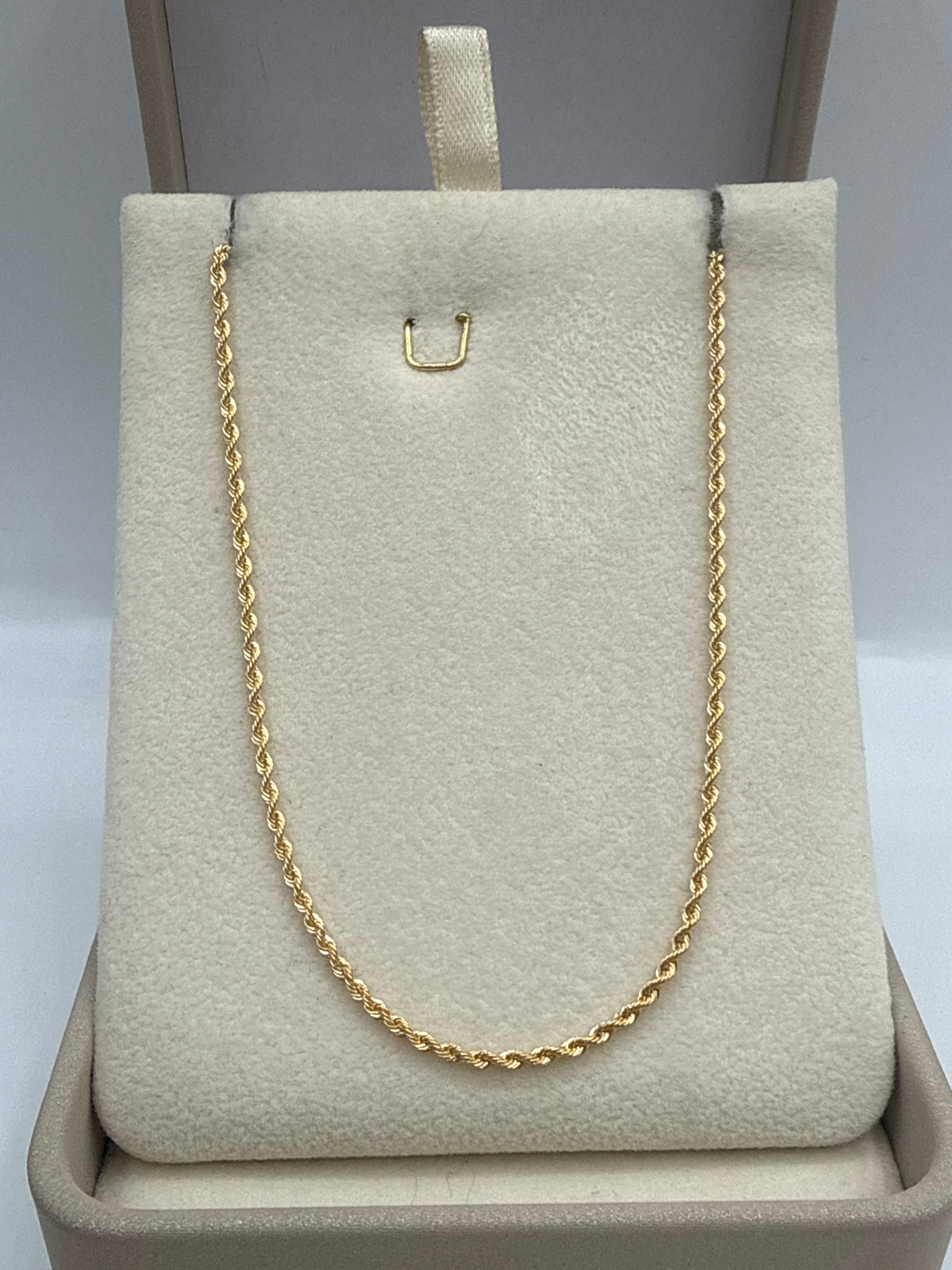 Cadena It Mini Lazo Oro amarillo 18k +3 / 1,44 Gr / 1,65 mm / 40 Cm