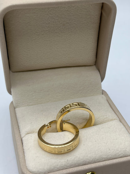 Candonga Lisa VSC Oro amarillo 18k 3,07 Gr / 2 Cm