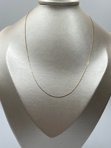 Cadena It Veneciana Oro amarillo 18k +3 / 1,58 Gr / 1 mm / 45 Cm