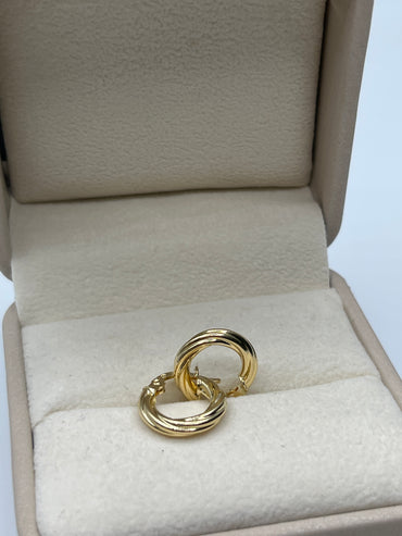 Candonga Entorchada Oro amarillo 18k 1,36 Gr / 1,3 Cm
