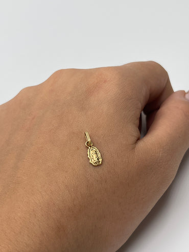 Dije Virgen Guadalupe Oro amarillo 18k 0,27 Gr / 4,8 mm / 0,8 Cm