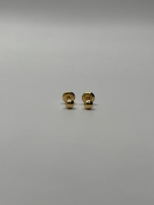 Topos Bola Lisa Oro amarillo 18k 0,53 Gr / 4 mm