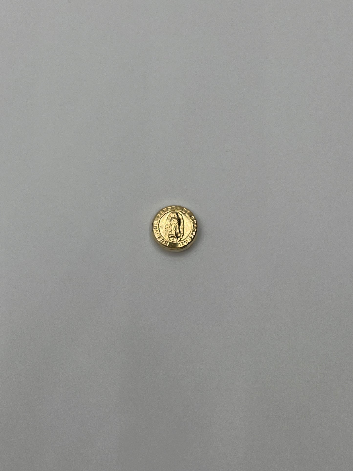 Herraje Virgen Guadalupe Oro amarillo 18k 0,23 Gr / 0,80 Cm