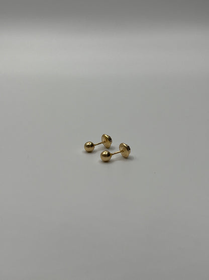 Topos Bola Lisa Oro amarillo 18k 0,56 Gr / 4 mm