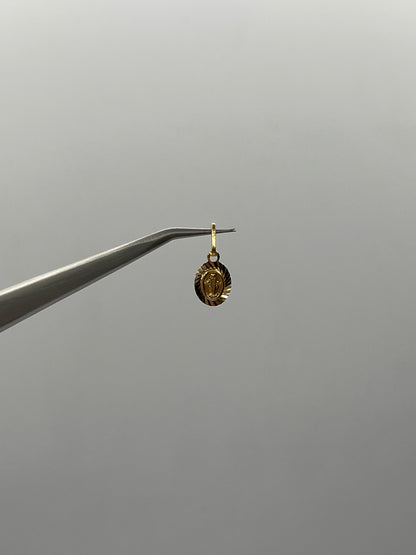 Dije Virgen Milagrosa Oro amarillo 18k 0,45 Gr / 7 mm / 1,1 Cm