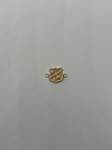 Herraje Independiente Medellin Oro amarillo 18k 0,42 Gr / 0,9 Cm