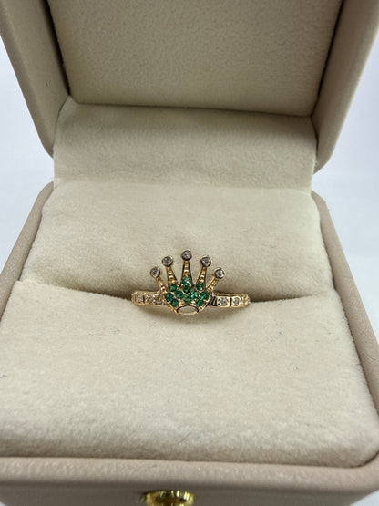 Anillo RX Oro amarillo 18k / Talla 6 1/2 / 1,89 Gr / 10 mm