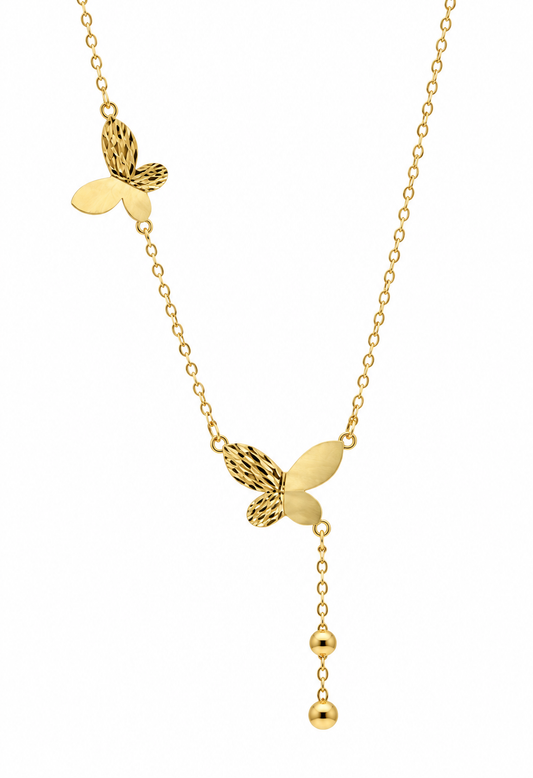 Cadena It Especial Rolon Mariposas Oro amarillo 18k +4 / 1,12 Gr / 8,6 mm / 45 Cm