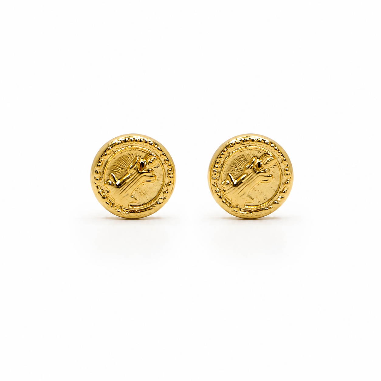 Topos San Benito Oro amarillo 18k 0,77 Gr / 7,2 mm