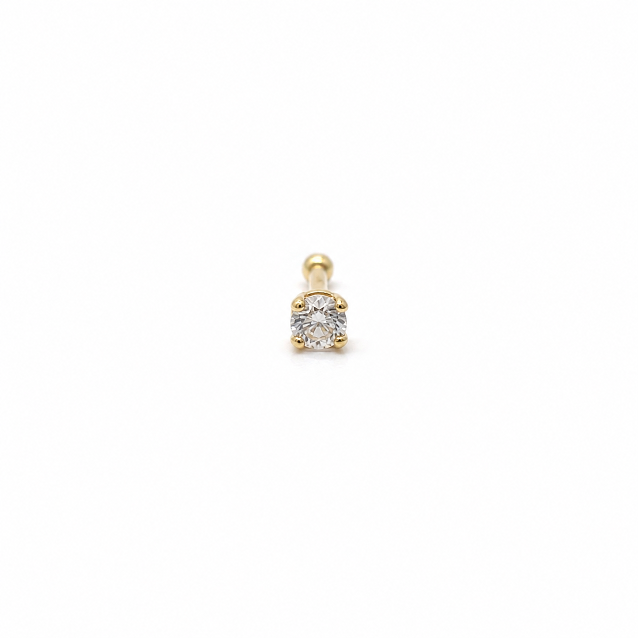 Piercing Circon Blanco 0.10Gr