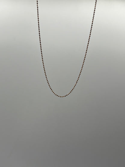 Cadena Militar Oro rosa 18k +3 / 2,32 Gr / 1,20 mm / 60 Cm