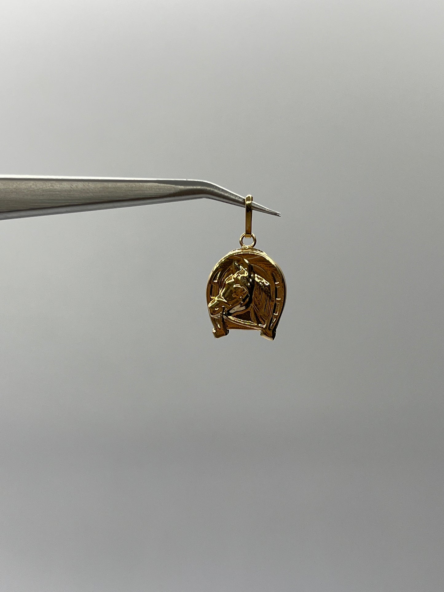 Dije Caballo Oro amarillo 18k 1 Gr / 13,40 mm / 1,3 Cm