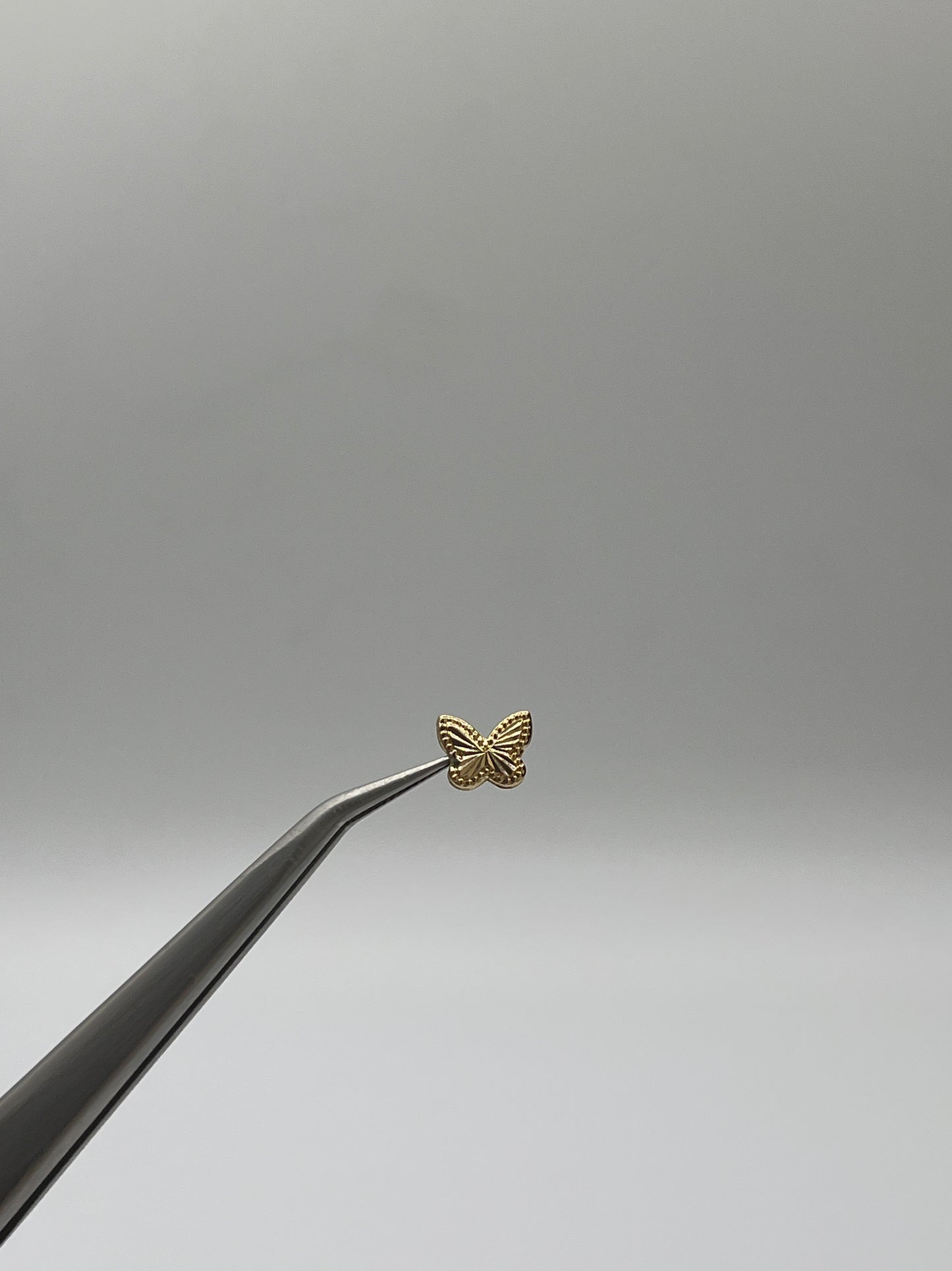 Herraje mariposa Oro amarillo 18k 0,21 Gr / 0,4 Cm