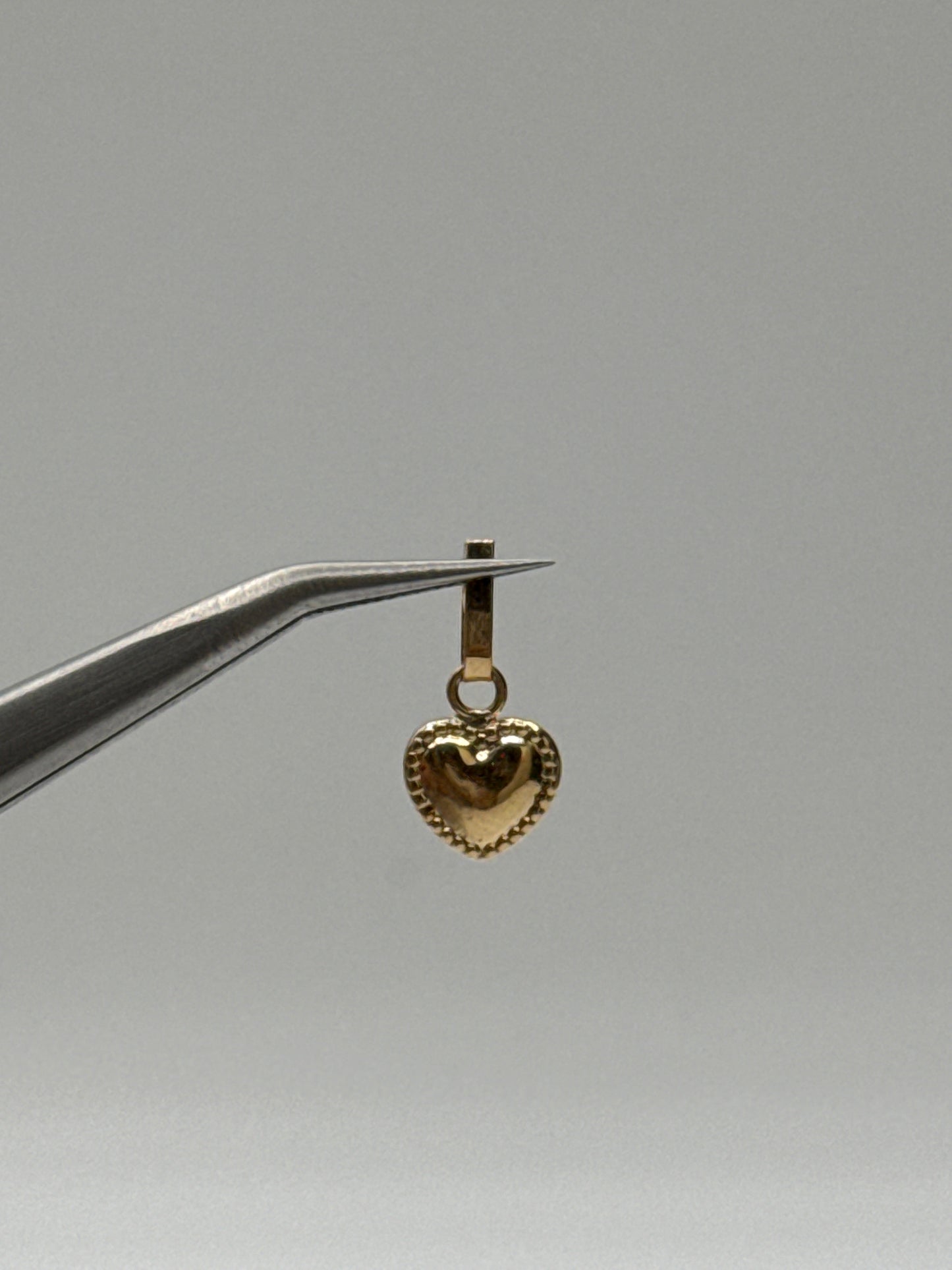 Dije corazon Oro amarillo 18k 0,36 Gr / 8,10 mm / 1 Cm