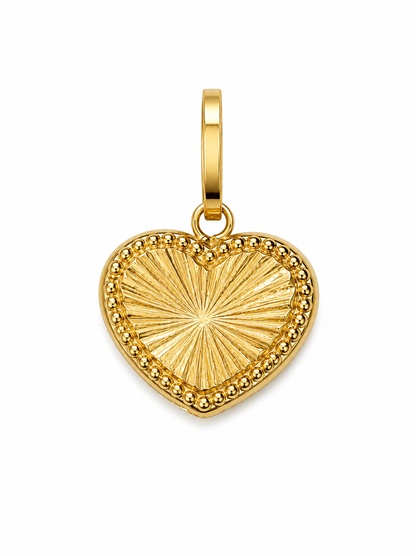 Dije Corazon Oro amarillo 18k 0,78 Gr / 15 mm / 1,5 Cm