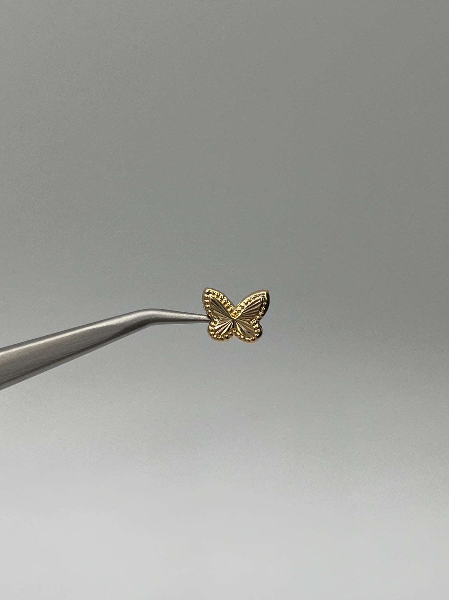Herraje Mariposa Oro amarillo 18k 0,31 Gr / 0,8 Cm