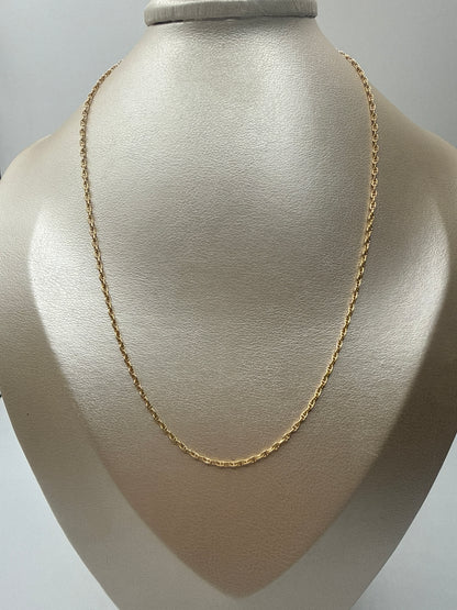 Cadena It GC Oro amarillo 18k +2 / 2,55 Gr / 1,40 mm / 45 Cm