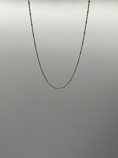 Cadena It mini lazo bola Oro amarillo 18k +3 / 1,48 Gr / 1,87 mm / 50 Cm
