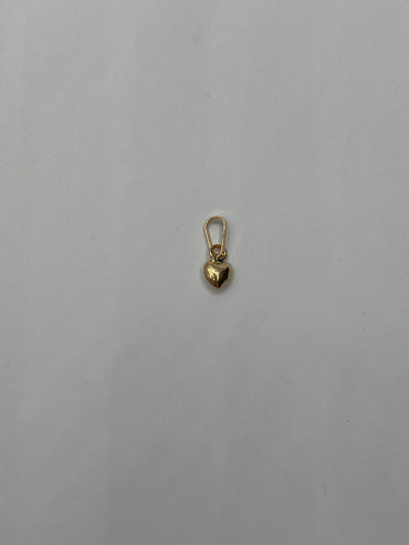 Dije Corazon Liso Oro amarillo 18k 0,20 Gr / 4,7 mm / 0,7 Cm