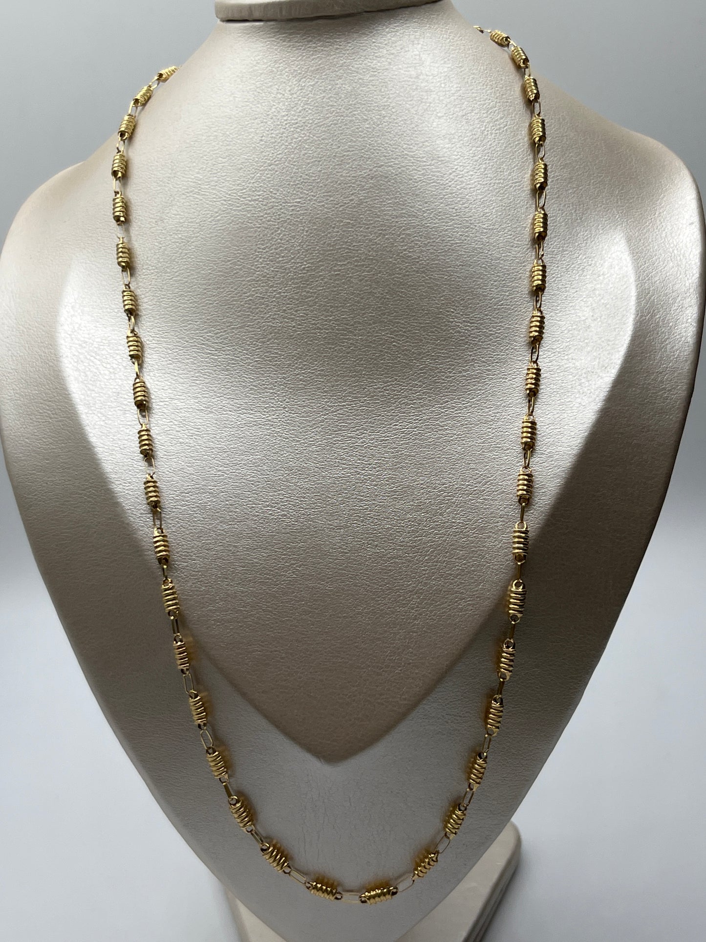 Cadena Rustica Oro amarillo 18k 6,82 Gr / 3,7 mm / 60 Cm