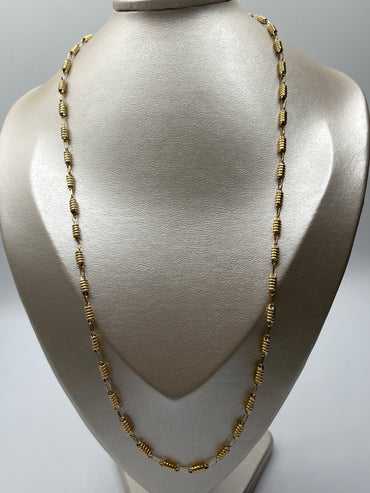Cadena Rustica Oro amarillo 18k 6,82 Gr / 3,7 mm / 60 Cm