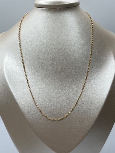 Cadena It Rolon Oro amarillo 18k +3 / 1,21 Gr / 1,80 mm / 45 Cm