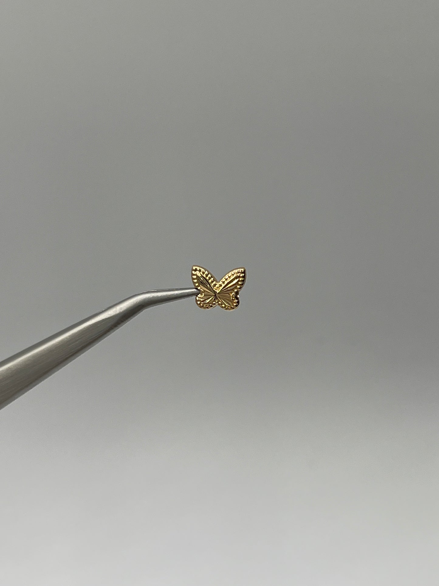 Herraje Mariposa Oro amarillo 18k 0,21 Gr / 0,7 Cm