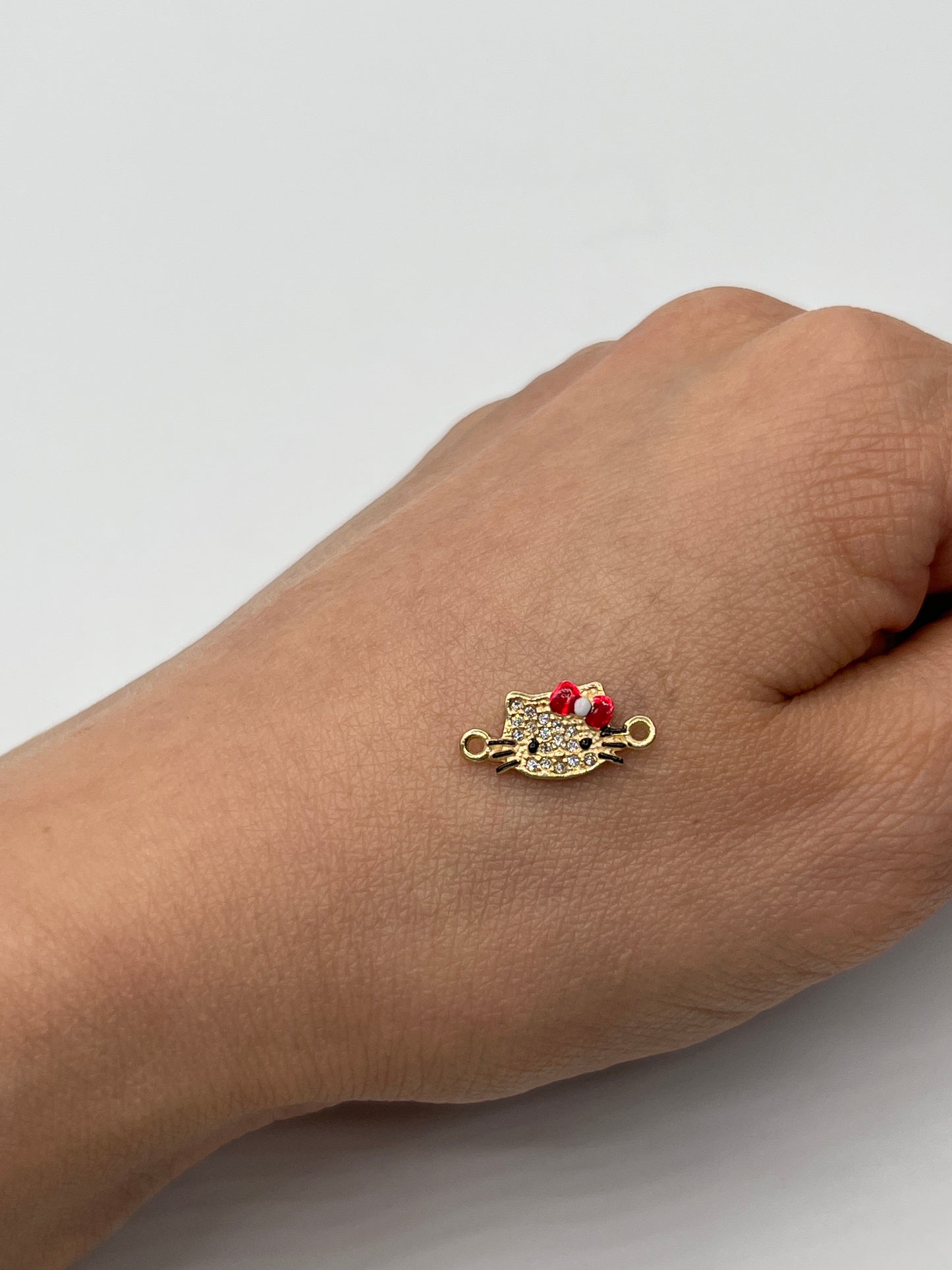 Herraje Hello Kitty Oro amarillo 18k 0,83 Gr / 0,8 Cm