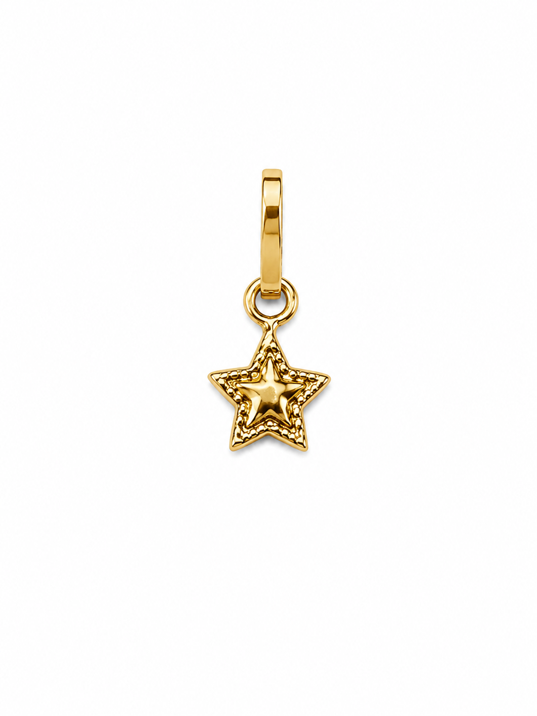 Dije Estrella Oro amarillo 18k 0,21 Gr / 5,40 mm / 0,6 Cm