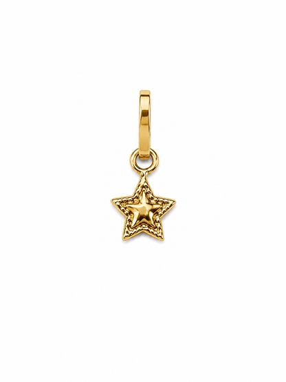 Dije Estrella Oro amarillo 18k 0,21 Gr / 5,40 mm / 0,6 Cm