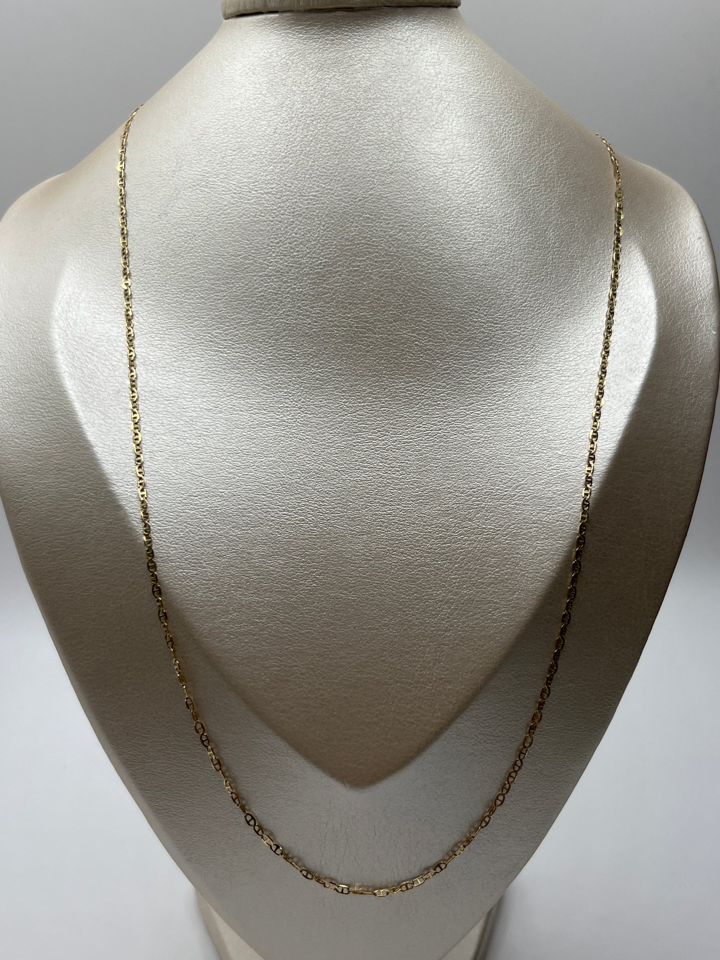 Cadena Plana Oro amarillo 18k 3,50 Gr / 2 mm / 65 Cm