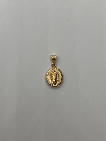 Dije Virgen Guadalupe Oro amarillo 18k 0,67 Gr / 10 mm / 1,4 Cm