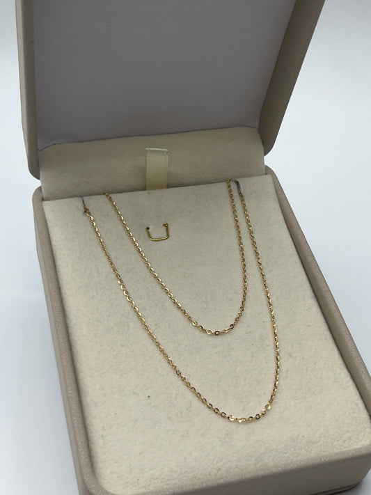 Cadena It rolo Oro amarillo 18k +3 / 1,41 Gr / 1,23 mm / 45 Cm