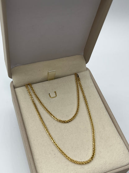 Cadena It Franco Oro amarillo 18k +2 / 5,14 Gr / 2 mm / 60 Cm